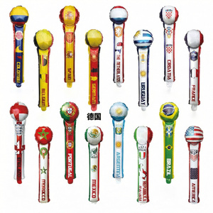Bâtonnets de ballons gonflables en film d'aluminium pour la Coupe du Monde de Football, ballons de supporter pour l'encouragement au football - Product Image 5