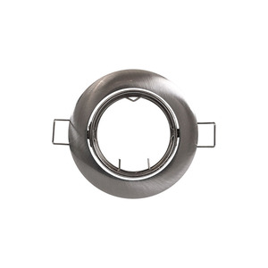 Faretto da incasso oscillante rotondo in alluminio da 50 mm, finitura nichel, ideale per l'illuminazione direzionale in interni ed esterni. - Product Image 2