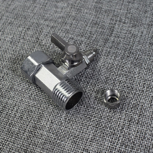 Robinet à bille à trois voies intégré, raccord NPT 1/2 pouce pour accessoires de purificateur d'eau - Product Image 3