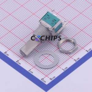 ตัวต้านทานปรับ RK09L12D0A1T/โพเทนชิออมิเตอร์ผ่านรูส่วนประกอบ (THT) 10kOhm 20% 10V 50mW - Product Image 1