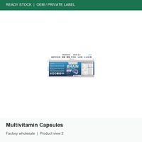 Kapsul Multivitamin 60 Butir Label Pribadi OEM Produsen Suplemen Nutrisi Harian Kustom
