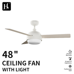 Factory direct sales of 3-speed adjustable <b>remote</b> <b>control</b> LED <b>ceiling</b> fan, glass plywood blades, modern design, suitable - Product Image 2