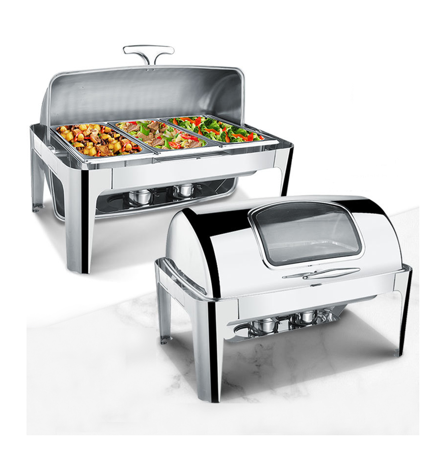 Оптовая продажа, прямоугольная электрическая подогревающая посуда для буфета из нержавеющей стали