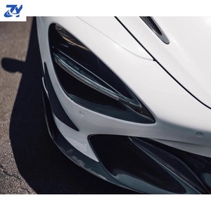 Adecuado para <span class=keywords><strong>McLaren</strong></span> <span class=keywords><strong>720S</strong></span>, hoja de parachoques delantero RY de fibra de carbono seca modificada - Product Image 6