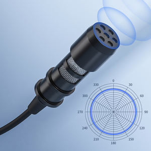 Vente en gros pas cher <span class=keywords><strong>prix</strong></span> k8 k9 portable Mini Clip sur téléphone microphone Sans fil Lavalier Lapel Microphones pour téléphone mobile - Product Image 5