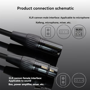 <span class=keywords><strong>Cable</strong></span> de Audio MAXIMON YSG-R016 de 3 Polos, Macho a Hembra, Chapado en Oro, Cubierta de PVC, Corriente Nominal de 10A, Doble Blindaje, Fibra Óptica 4K 4N - Product Image 5