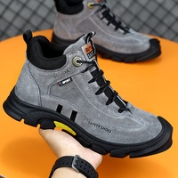GUYISA Four Season Livraison rapide Chaussures de sécurité extérieures antidérapantes et résistantes à l'usure Bottes de sécurité pour hommes
