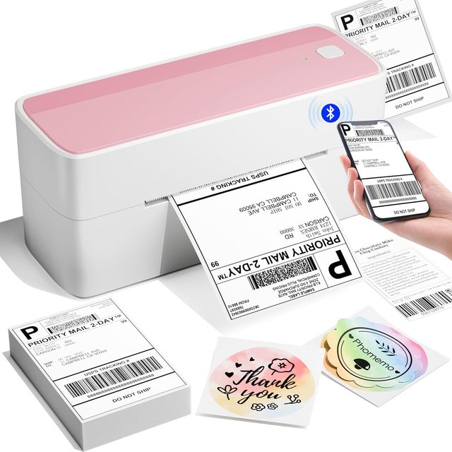 Phomemo PM241-BT Wireless 4x6 Thermal Shipping Label Printer for Small Business E-commerce Fulfillment Warehouse Logistics