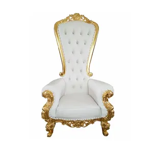 奢华时尚设计扶手椅婚礼餐饮家具活动皇家皇室椅子国王和王后椅子宝座