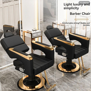 Piezas de Silla de Barbería al por Mayor, Reposabrazos de Acero Inoxidable Plateado/Dorado para Silla de Salón - Product Image 2