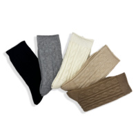 Chaussettes à tricoter chaudes et douces pour femmes en vrac personnalisées-Chaussettes thermiques chaudes HY-W-072 (vente en gros disponible)