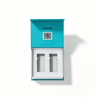 Caja de Regalo Rígida Magnética Personalizada con Logotipo, Código QR Impreso en el Interior e Inserto de Espuma EVA para Envasado de Aceites Esenciales de Lujo