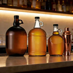 Bottiglia in Vetro Personalizzata per Vodka, <span class=keywords><strong>Whisky</strong></span>, Rum 50ml 100ml 1L 1.5L 2L <span class=keywords><strong>3L</strong></span> 4L 5L Bottiglia per Vino Californiano all'Ingrosso per Confezionamento Vini - Product Image 6