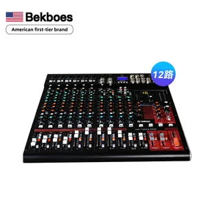 Bekboes XA-1204-PRO Factory Best Selling 16 Channel Dj Professional Audio Mixing Console mixer sound system