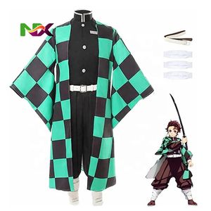 Vente flash Anime Demon Slayer: Kimetsu No Yaiba Tanjirou Kamado <span class=keywords><strong>Nezuko</strong></span> Costumes de cosplay <span class=keywords><strong>Kimono</strong></span> pour femmes et hommes - Product Image 2