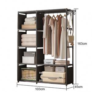 <span class=keywords><strong>Perchero</strong></span> Vertical de Tela No Tejida Simple <span class=keywords><strong>para</strong></span> Guardar Abrigos en el Dormitorio, <span class=keywords><strong>Perchero</strong></span> de Pie <span class=keywords><strong>para</strong></span> el Hogar - Product Image 4