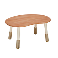 Ensemble table et chaises en bois massif nordique pour enfants - Mobilier ergonomique pour maternelle et chambre