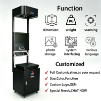 E-commerce Intelligence Static Dws System Colis Dimensionnement Pesage et balayage de codes-barres Capture d'image Machine de stockage de données