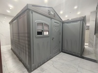 Tiny House WooWild, cabane modulaire préfabriquée portable, isolée, étanche, mobile, énergie solaire, écologique, atelier moderne, HDPE
