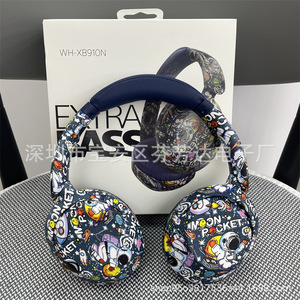 หูฟัง XB910 แบบครอบหู ชนิด Type-C เชื่อมต่อไร้สายด้วยบลูทูธ 5.0 สำหรับโทรศัพท์มือถือ ลายการ์ตูน - Product Image 4