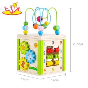 2023 New Arrival Educational Wooden Discover <strong>Activity</strong> <strong>Cube</strong> for Kids W11B237 - Product Image 6