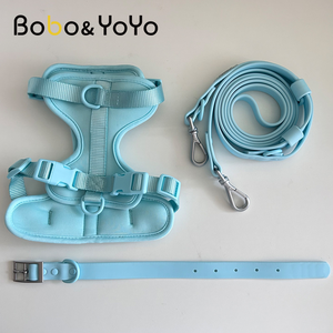 <span class=keywords><strong>BOBO</strong></span>&YOYO Prix fabricant Harnais et laisse pour animaux de compagnie en néoprène PVC imperméable léger de luxe Nouvelle arrivée personnalisée - Product Image 1