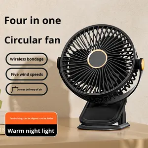 Ventilador Portátil Mini de Mão 2024 com Função de Dobragem Usável, Alimentado por USB para Uso de Estudantes e Comutadores na Mesa de Escritório - Product Image 6