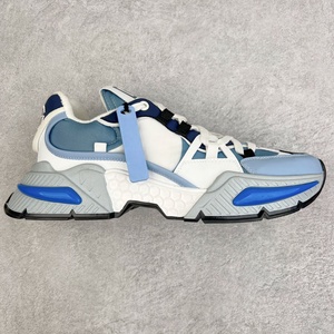 Chaussures décontractées pour hommes de style streetwear de luxe, à lacets, à motif géométrique, en maille, pour toutes les saisons, avec chaussures de marche en plein air - Product Image 2