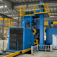 Máquina de Granallado con Rodillos Transportadores para Estructuras de Acero