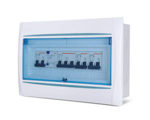 DN Intérieur sur mur 7 voies ABS couvercle transparent Boîte de protection de distribution d'énergie électrique IP45 pour boîtier de disjoncteur - Product Image 3