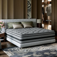 Matelas ergonomique sous vide, taille King, surface tricotée douce, sommeil confortable, faible coût de transport, installation et rangement quotidiens faciles