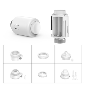 Válvula Termostática Inteligente para Radiador SIXWGH Tuya Zigbee, Control por Voz a través de la Aplicación, Programación Automática, Diseño de Barra, Compatible con <span class=keywords><strong>Alexa</strong></span>/Google <span class=keywords><strong>Android</strong></span>, para Hoteles - Product Image 6