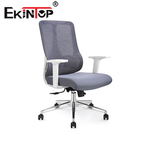   Silla de oficina de malla con soporte lumbar, reposabrazos fijos, altura ajustable y giratoria para uso en el hogar u oficina. - Product Image 2