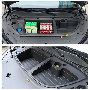 Boîte de <span class=keywords><strong>rangement</strong></span> du coffre <span class=keywords><strong>avant</strong></span> pour BYD Yuan Plus ATTO 3 Frunk Bagages Multi Function Organizers Box Head Storage - Product Image 6