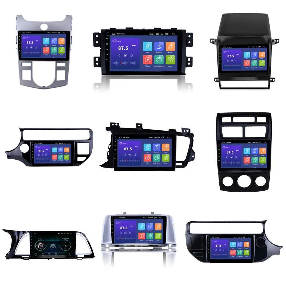 car frame radio android dashboard auto mp3 player radio frame fit for car interior accessories
