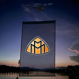 Pantalla LED de Malla Ligera para Publicidad con Drones Voladores Digitales, P15 P20 P25, Publicidad Aérea con Drones para Eventos al Aire Libre - Product Image 3