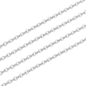 HOVANCI Wholesale 1.2MM 1.5MM 2MM PVD Gold Plating <strong>Titanium</strong> 18K Gold Plated Stainless Steel <strong>Chain</strong> for Jewelry Making Necklace - Product Image 3