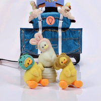 Ensemble de porte-clés en peluche super douce Shengye Duck, mini pendentif animal, breloque de sac, cadeau, vente en gros, en stock
