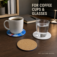 Sous-verres en bois modernes personnalisés, absorbants, écologiques, réutilisables, design champêtre, tapis de table, décoration de table, tapis personnalisés