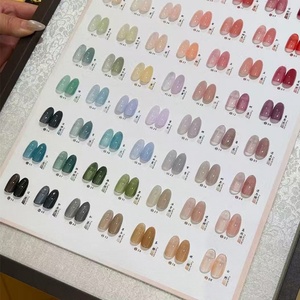 2025 New Spring Collection 56-Color Non-Toxic <b>Nail</b> Polish <b>Gel</b> <b>Set</b> Ice Pink Peach Transparent for DIY French <b>Nail</b> Salons - Product Image 1