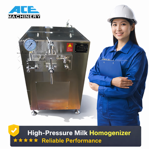 Factory Small Diary Milk Homogenizing <b>Machine</b> Industrial Scale High Pressure Homogenizer - Product Image 5