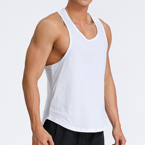 Customize Sports Fitness Men Fitness Custom logo Sports Men Vests Singlets Workout for Men - Product Image 4