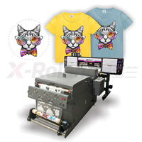 Nouvelle machine d'impression jet d'encre textile I3200 à double tête 60 cm DTF multi-modes pour encre pigmentée