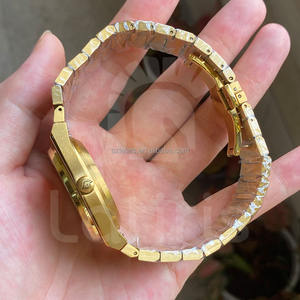 도매 PRX 티소 티스 5A 남성 시계 비즈니스 패션 스테인레스 스틸 케이스 사파이어 크리스탈 빛나는 방수 석영 시계 - Product Image 2