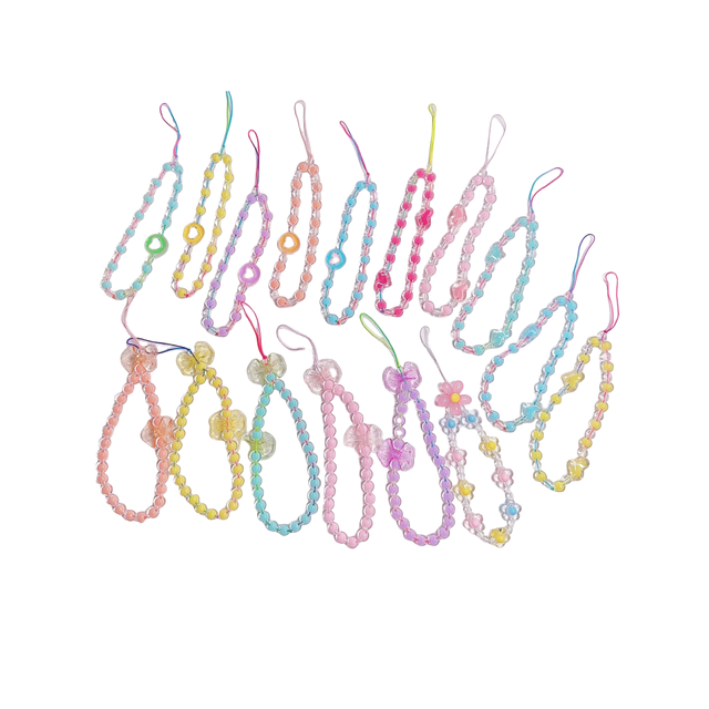 Low Price Beaded Phone Strap Phone Chain Strap Strap Lanyard Crystal Beads Mobile Phone Chain