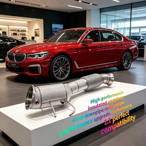 Downpipe de Alto Rendimiento Personalizado para BMW X5 G05 X6 G06 X7 G07 + Mejora del Sonido 2024, Acero Inoxidable 304, Tuning de Carreras - Product Image 1
