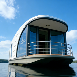 Capsula Spaziale Galleggiante con Camera da Letto, Balcone, Soggiorno e Bagno, Design Modulare per Resort sul Mare e Ville Galleggianti - Product Image 6