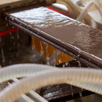Dalles de terrasse en composite WPC co-extrudé, brossées, à emboîtement, faciles à installer, pour extérieur – Vente directe usine