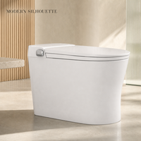 Offre Spéciale – WC intelligent monobloc avec réservoir encastré et bidet électrique, en céramique, pour villas, hôtels, écoles et salles de bain.