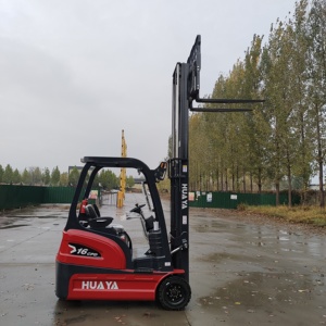 최고 공급업체 3륜 지게차 전기 1 1.5 2 3톤 신뢰할 수 있는 성능 고품질 전지형 중국산 지게차 CE ISO - Product Image 4